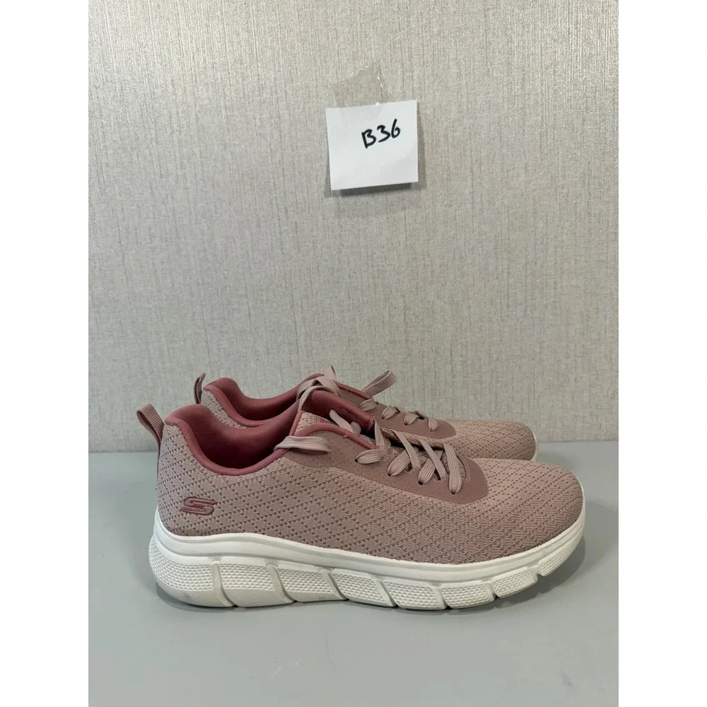 Skechers Women's BOBS Sport B Flex - Quick Pivot Sneaker Size 11 Blush Pink